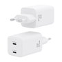 Chargeur mural Aisens ASCH-65W2P039-W Blanc Multicouleur 65 W