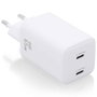 Chargeur mural Aisens ASCH-65W2P039-W Blanc Multicouleur 65 W
