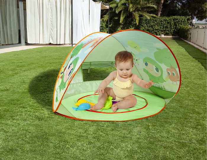 Molto Tienda Bebe Playa Activity 104x70 - Tente de plage et jeu pour bébé, 104 x 70 cm Molto Tienda Bebe Playa Activity 104x70 - Tente de plage et jeu pour bébé, 104 x 70 cm