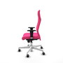 Piqueras Y Crespo Fauteuil Albacete Rose avec mécanisme synchrone et assise viscoélastique