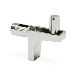 ITALIANA FERRAMENTA Support d'étagère K-Line finition Nickel pour bois