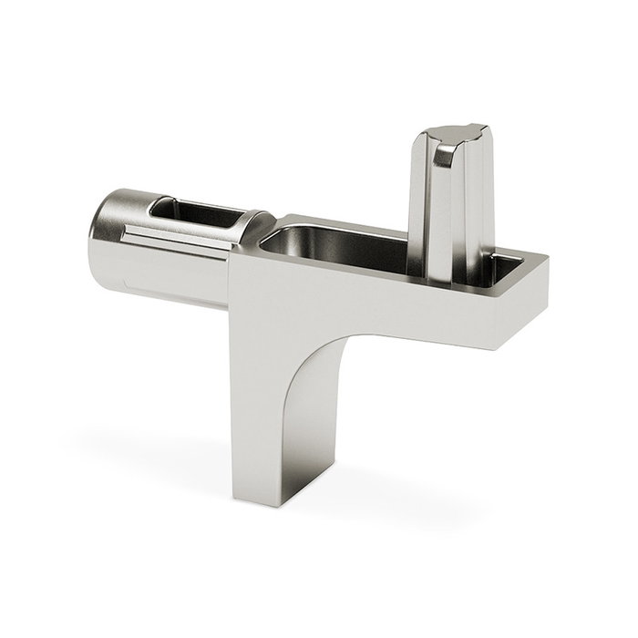 ITALIANA FERRAMENTA Soporte Estante Madera K-Line Acabado Niquel (Set de 100) ITALIANA FERRAMENTA Soporte Estante Madera K-Line Acabado Niquel (Set de 100)