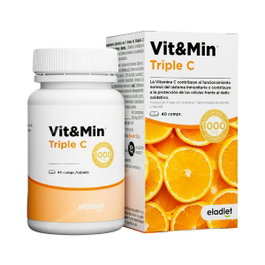 ELADIET TRIPLE C Vitamine C Liposomale 40 comprimés