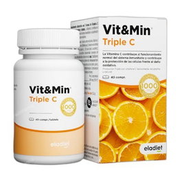 ELADIET TRIPLE C Vitamine C Liposomale 40 comprimés
