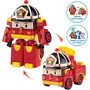 Silverlit Robot Jouet Transformable 2-en-1 Robocar Poli - Roy Robot Pompier - 10 cm - Dès 3 Ans