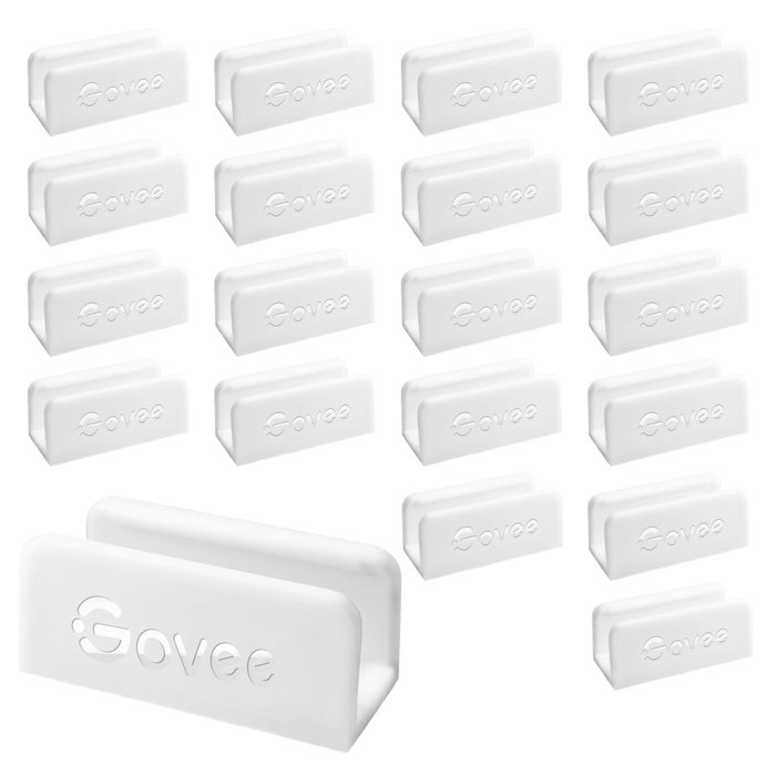 Govee 20x Clips de montage pour ruban LED Neon RGBIC