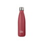 IRISANA Bouteille isotherme en acier inoxydable avec housse néoprène rouge 350 ml