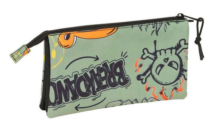 Safta Portatodo Triple "Zone" 22x12x3cm - Coffret de rangement en plastique graffiti