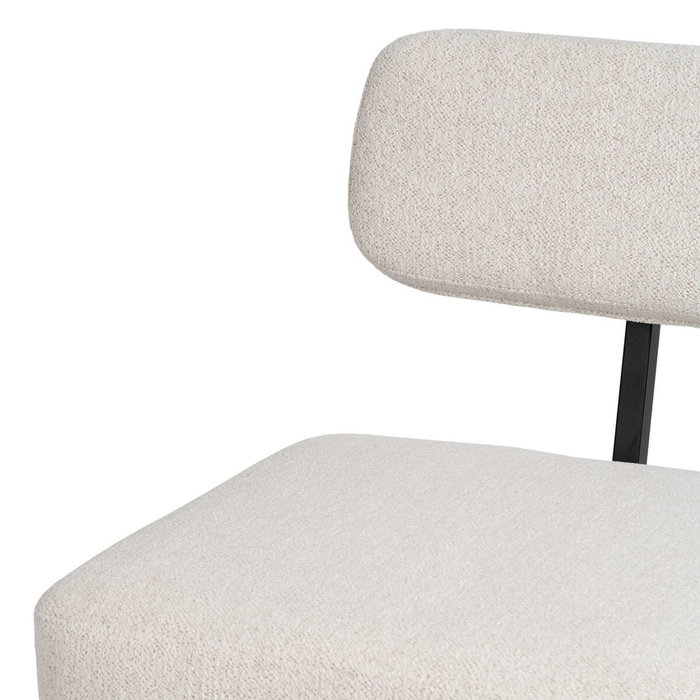 BigBuy Home Chaise Blanc Noir 58 x 59 x 71 cm