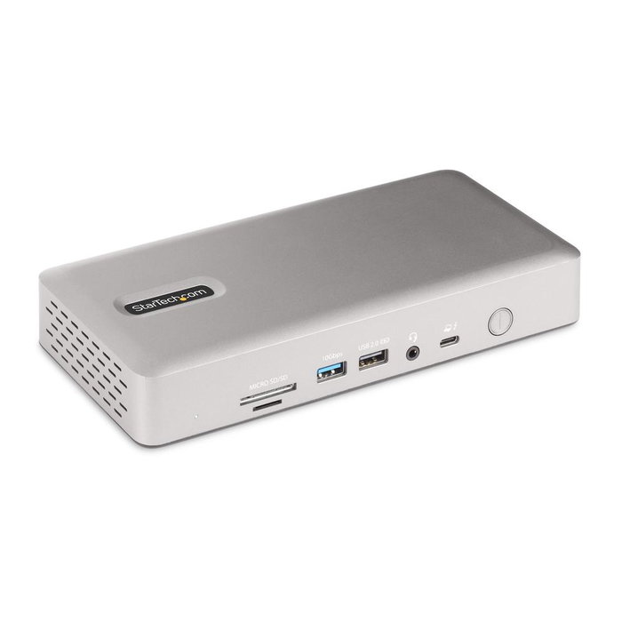 Startech Thunderbolt 4 Station d'accueil 15-en-1, 2x HDMI, 2x DisplayPort, 7x USB, Ethernet 2.5G, Charge 98W, 4 écrans 4K/8K