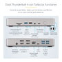 Startech Thunderbolt 4 Station d'accueil 15-en-1, 2x HDMI, 2x DisplayPort, 7x USB, Ethernet 2.5G, Charge 98W, 4 écrans 4K/8K