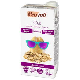 ECOMIL AVENA Boisson à l'avoine biologique sans sucres ajoutés et sans gluten 1 L