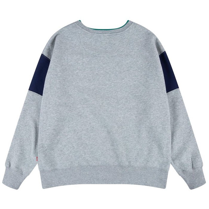 Sweat sans capuche enfant Levi's Colorblock Crewneck Gris clair