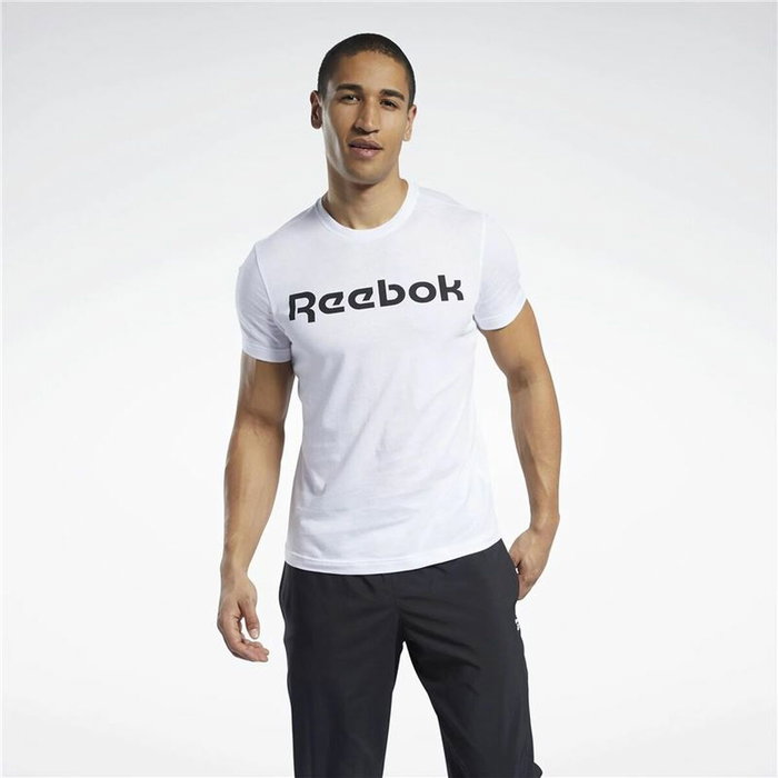 T-shirt à manches courtes homme Reebok Graphic Series Linear Logo Blanc 2XL