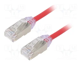 PANDUIT Cordon de raccordement Cat 6a F/UTP rouge 1m RJ45