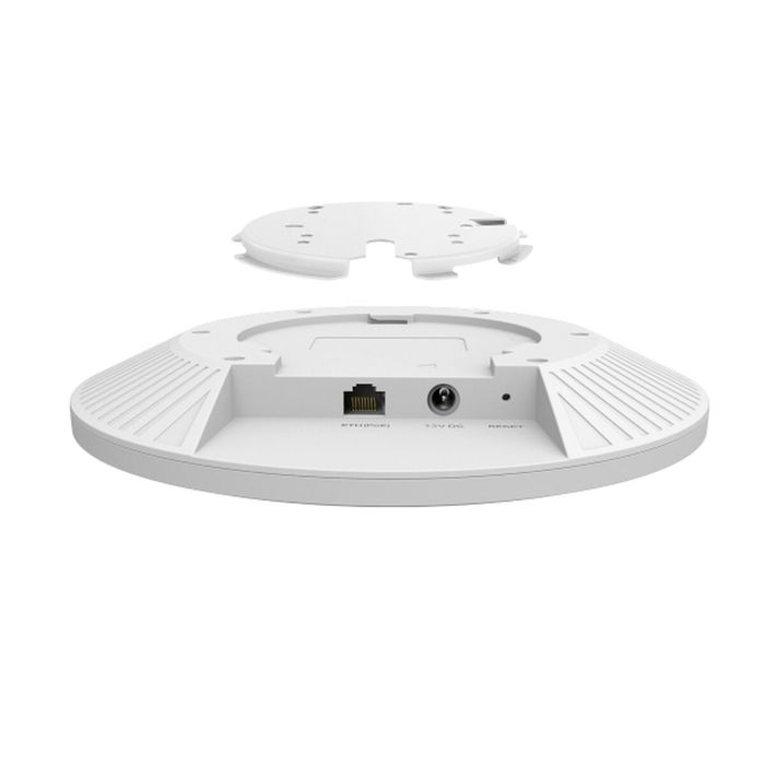 TP-LINK EAP683 UR - Point d'accès Wi-Fi 6 (802.11ax) intérieur/extérieur, 4x4 MIMO, 4 ports Gigabit, PoE+, Blanc