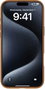 eSTUFF Coque magnétique iPhone 16 INFINITE VENICE - Cuir - Marron