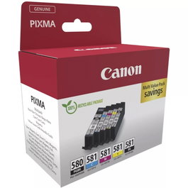 Canon Multipack d'encre PGI-580/CLI-581 (2078C007) - 5 Cartouches