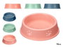 MASCOW Lot de 3 mangeoires en plastique motifs empreintes 15cm