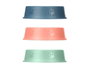 MASCOW Lot de 3 mangeoires en plastique motifs empreintes 15cm