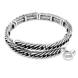 Alex and Ani Pulsera Vispera Gris 20cm