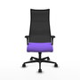 Piqueras y Crespo Chaise de Bureau Albacete Lila et Noir