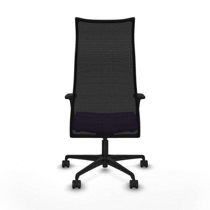 Piqueras y Crespo Chaise de Bureau Albacete Lila et Noir