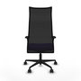Piqueras y Crespo Chaise de Bureau Albacete Lila et Noir