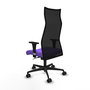 Piqueras y Crespo Chaise de Bureau Albacete Lila et Noir