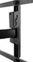 Vivolink Support mural articulé pour écran, Bras moyen VESA 600x400, Inclinaison et rotation, Capacité 50 kg, Aluminium noir