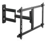 Vivolink Support mural articulé pour écran, Bras moyen VESA 600x400, Inclinaison et rotation, Capacité 50 kg, Aluminium noir