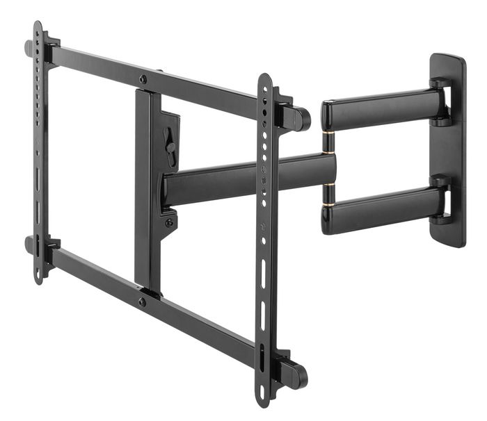 Vivolink Support mural articulé pour écran, Bras moyen VESA 600x400, Inclinaison et rotation, Capacité 50 kg, Aluminium noir Vivolink Support mural articulé pour écran, Bras moyen VESA 600x400, Inclinaison et rotation, Capacité 50 kg, Aluminium noir