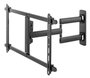 Vivolink Support mural articulé pour écran, Bras moyen VESA 600x400, Inclinaison et rotation, Capacité 50 kg, Aluminium noir