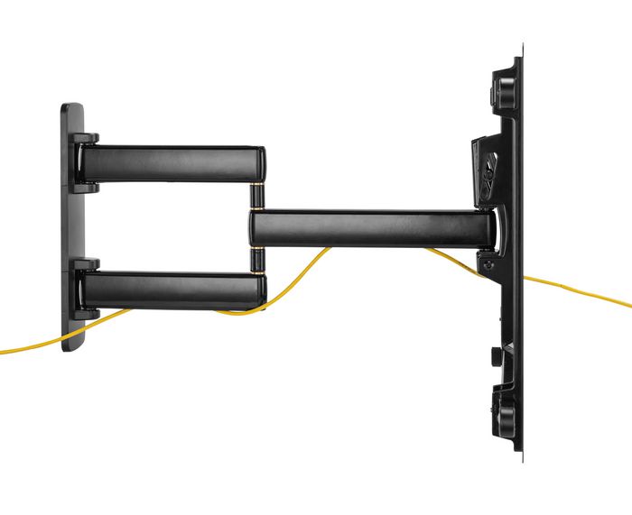 Vivolink Support mural articulé pour écran, Bras moyen VESA 600x400, Inclinaison et rotation, Capacité 50 kg, Aluminium noir Vivolink Support mural articulé pour écran, Bras moyen VESA 600x400, Inclinaison et rotation, Capacité 50 kg, Aluminium noir