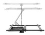 Vivolink Support mural articulé pour écran, Bras moyen VESA 600x400, Inclinaison et rotation, Capacité 50 kg, Aluminium noir