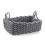 Vinthera Panier Moa en Coton Gris 35x25x13 cm Textil