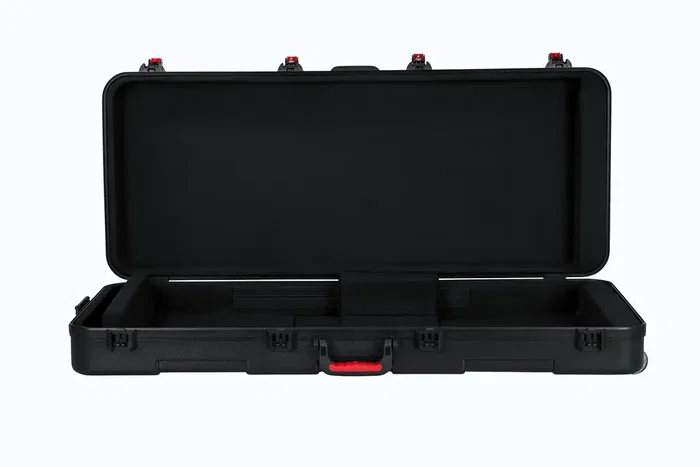 Gator Étui rigide moulé TSA ATA pour clavier 61 notes avec roues - Noir