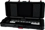 Gator Étui rigide moulé TSA ATA pour clavier 61 notes avec roues - Noir