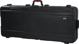 Gator Étui rigide moulé TSA ATA pour clavier 61 notes avec roues - Noir