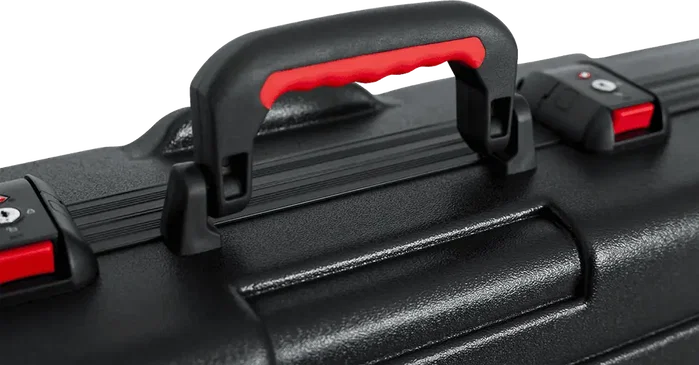 Gator Étui rigide moulé TSA ATA pour clavier 61 notes avec roues - Noir