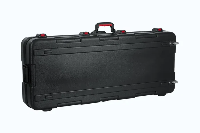 Gator Étui rigide moulé TSA ATA pour clavier 61 notes avec roues - Noir