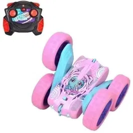 Dickie Toys - Véhicule Radiocommandé Flippy Berry Shaker - Voiture Télécommandée 360° - Rose - 16 cm - Piles Incluses - Jouet Enfant Dès 6 Ans