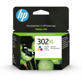 HP Cartouche d'encre originale F6U67AE 302XL Multicouleur