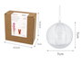 Innspiro Pack de 12 boules en plastique transparent de 7 cm
