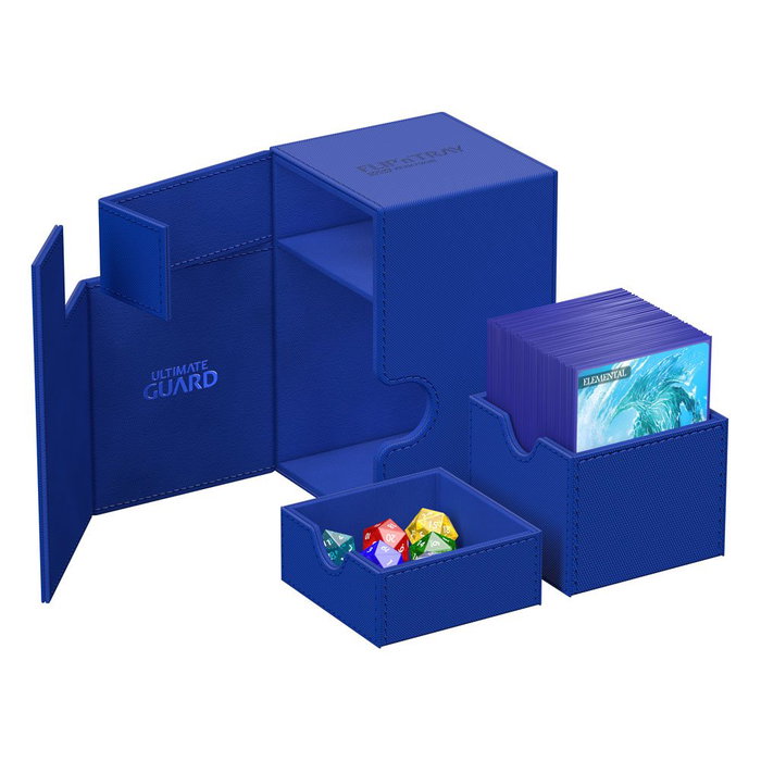 Ultimate Guard Flip'n'Tray 100+ Xenoskin - Blue Ultimate Guard Flip'n'Tray 100+ Xenoskin - Blue