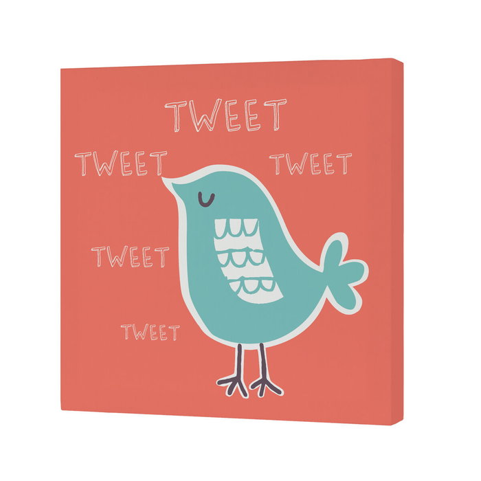 Toile HappyFriday Moshi moshi Woodland Multicouleur 27 x 27 cm Toile HappyFriday Moshi moshi Woodland Multicouleur 27 x 27 cm