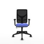 PIQUERAS Y CRESPO Chaise Motilla Synchrone/Traslack Bleu clair/Noir