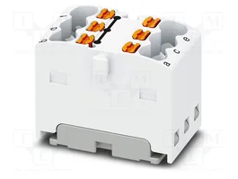 PHOENIX CONTACT PTFIX 6X1,5 WH Connecteur de rail blanc