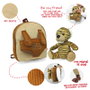 PERLETTI Mochila avec peluche Tigre Joe - Sac à dos enfant 26x21x8cm
