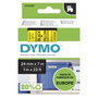 Dymo Ruban d'étiquetage D1 Noir sur Jaune 2,4 cm x 7 m